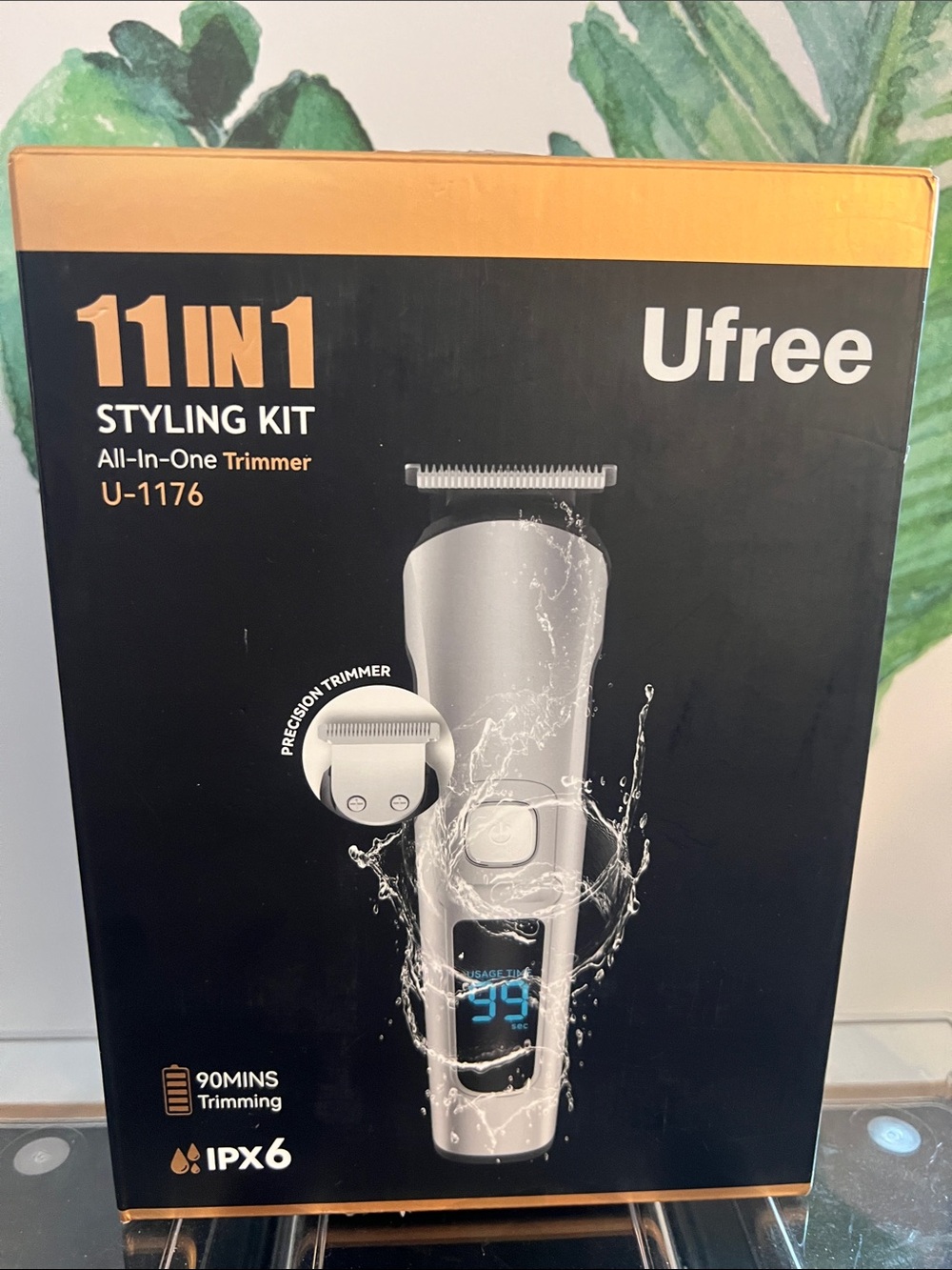Ufree 11-in-1 Styling Kit Trimmer - Silver and Black